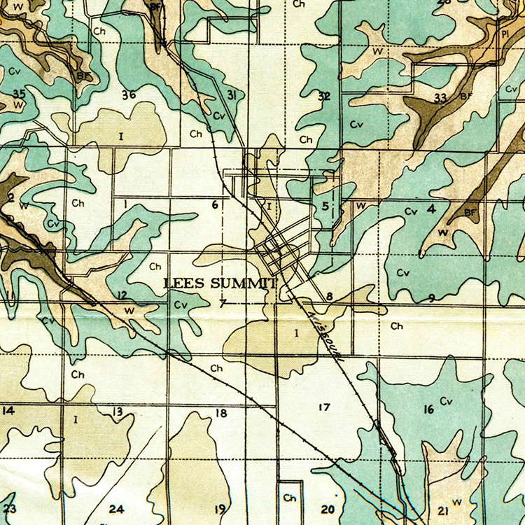 Lee’s Summit on the Pacific Railroad. KANSAS CITY PUBLIC LIBRARY