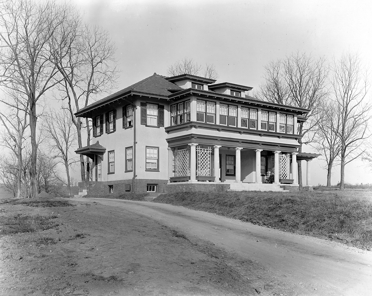 Residence of C.J. Tucker, manager of Longview Farm.