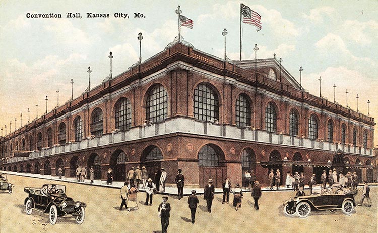 Convention Hall, now the site of Barney Allis Plaza.