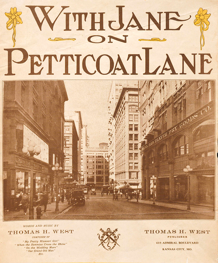 With Jane on Petticoat Lane sheet music.