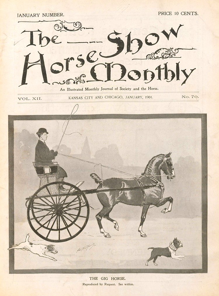 The Horse Show Monthly cover.