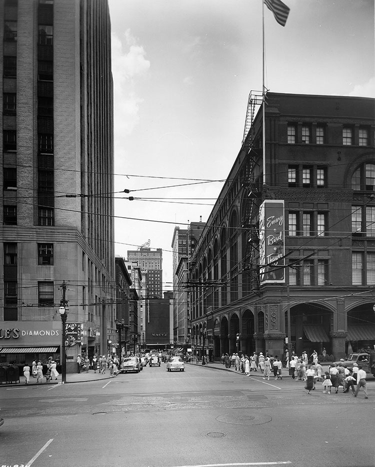 Petticoat Lane before the fall of downtown shopping.