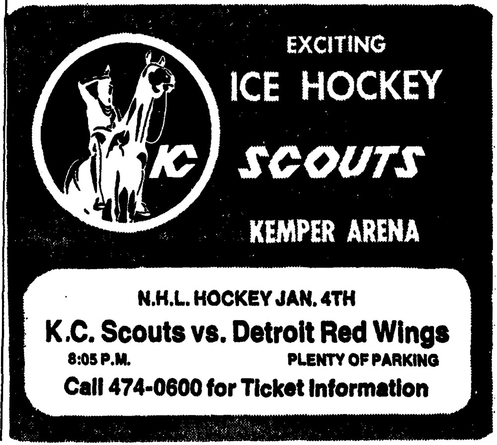 The National Hockey League’s short-lived Kansas City Scouts used the statue as inspiration for their name and logo.