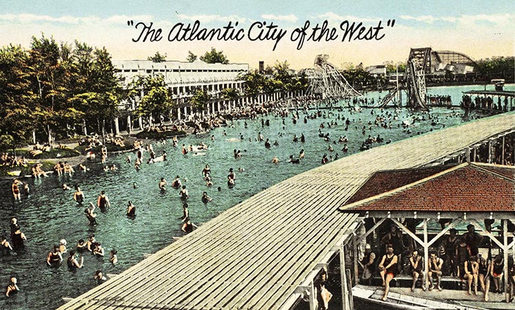 Winn’s boardwalk, built to mimic the one he saw in Atlantic City.