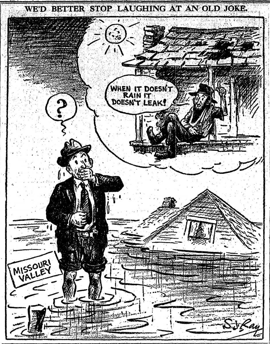 Ray’s commentary on the Great Flood of 1951. The Kansas City Star, July 18, 1951.