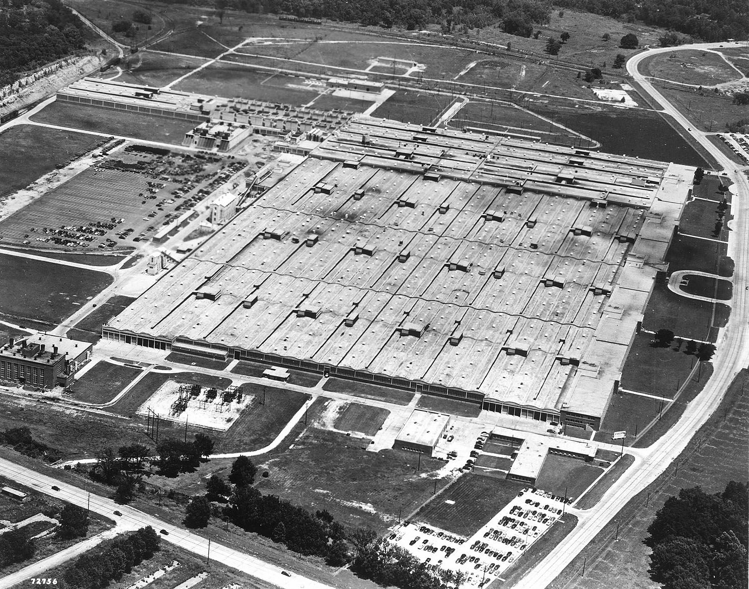 Bendix Plant, site of the Kansas City Speedway at 95th and Troost