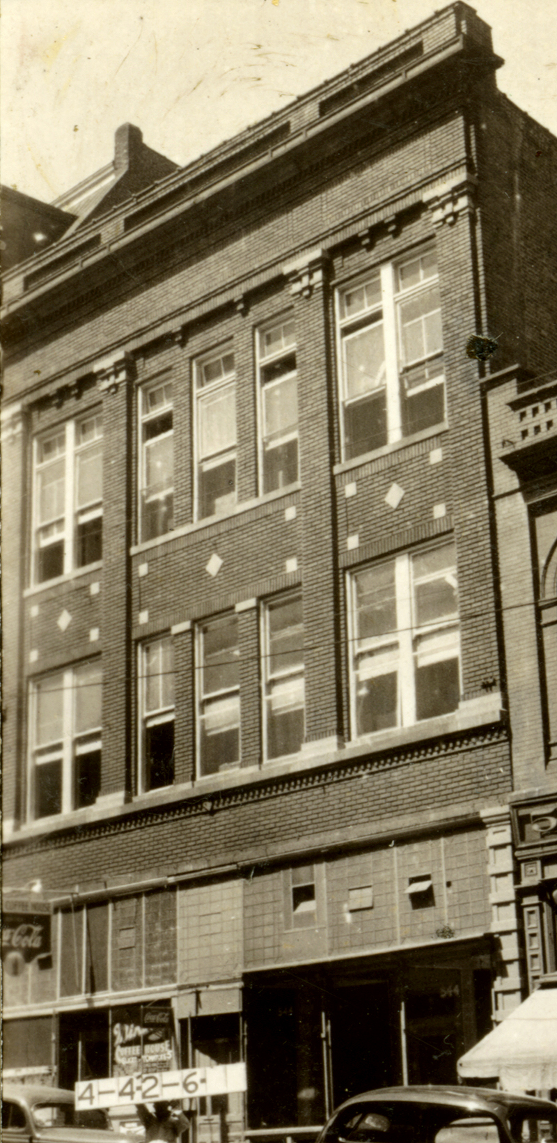 The former Board of Education headquarters at 546 Main St. was where Carrie established the city's first public library.