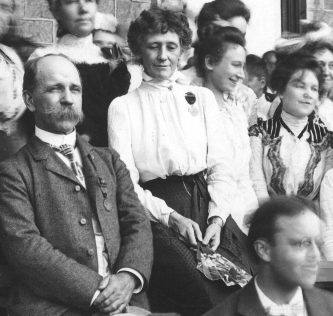 Carrie at the 1901 ALA Conference in Waukesha, Wisconsin. American Library Association Archives