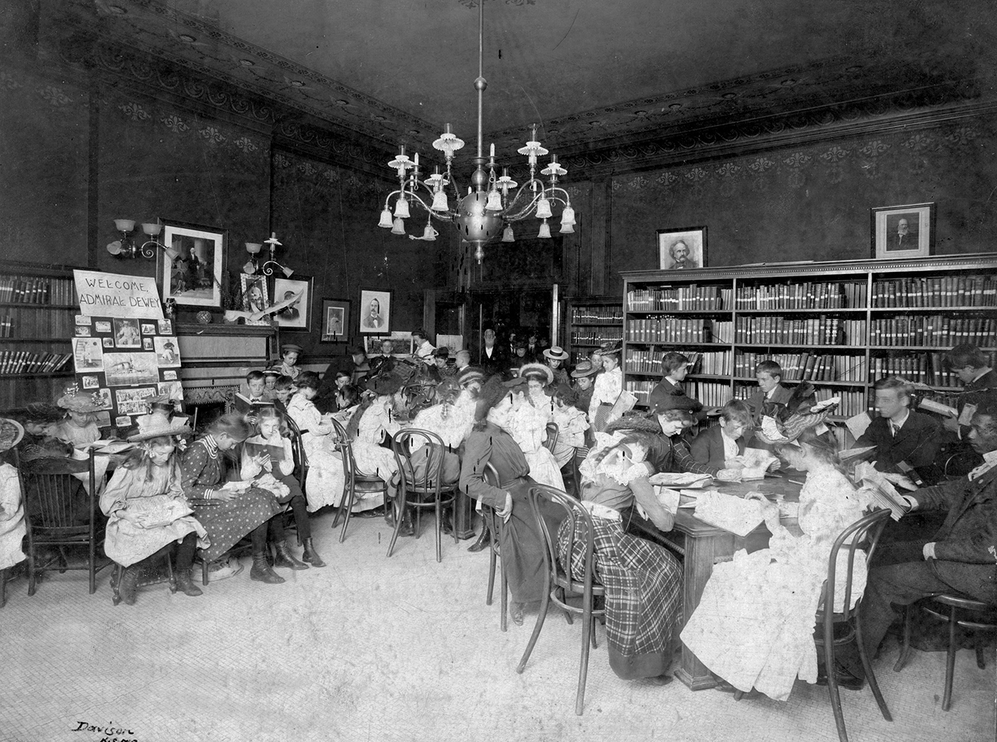 Inside the Children's Room at the Ninth and Locust library.