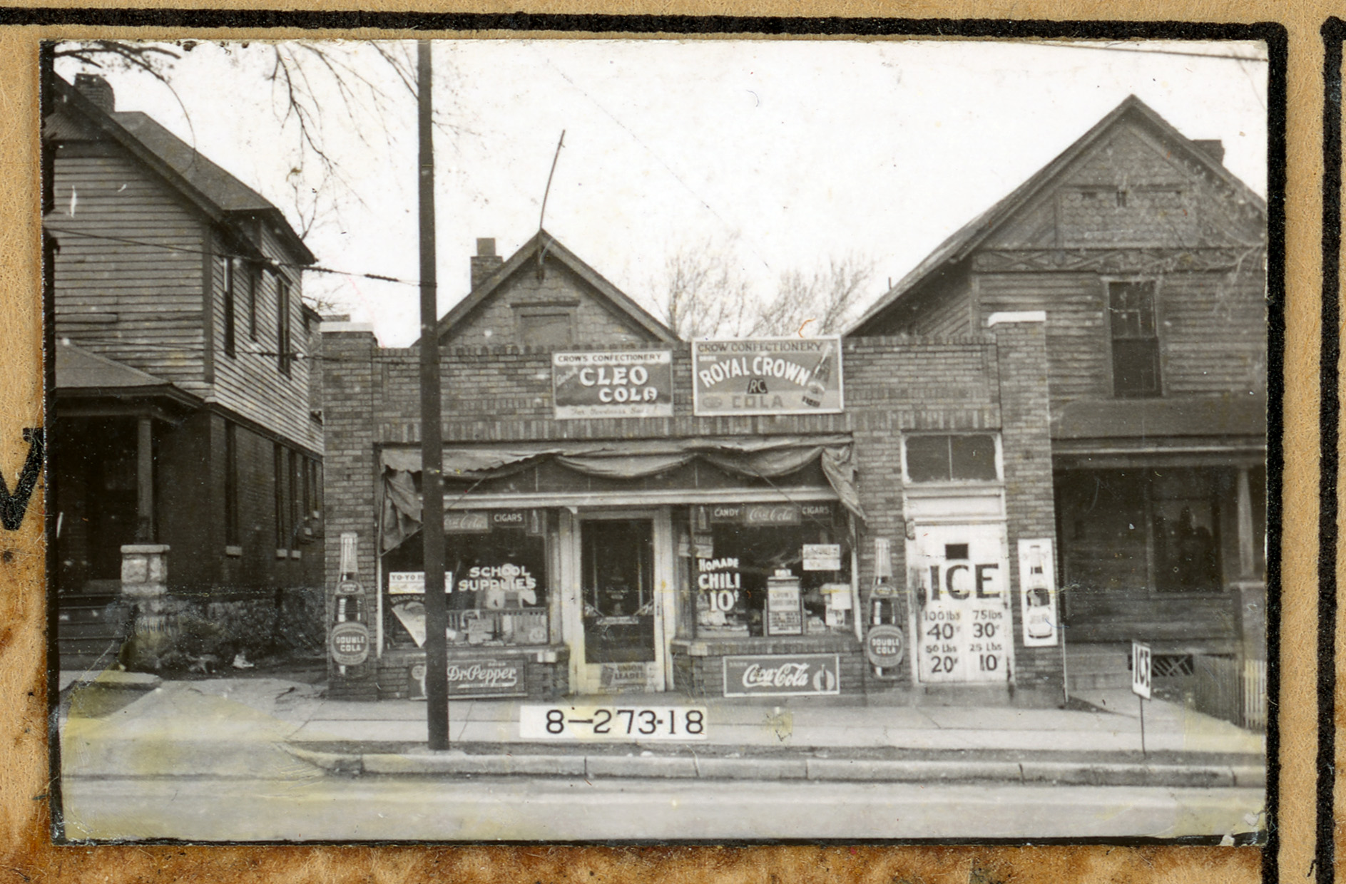 2706 E. 31st St. in 1940. The shop in front of the house was added in 1930, after the Disney family had moved out.