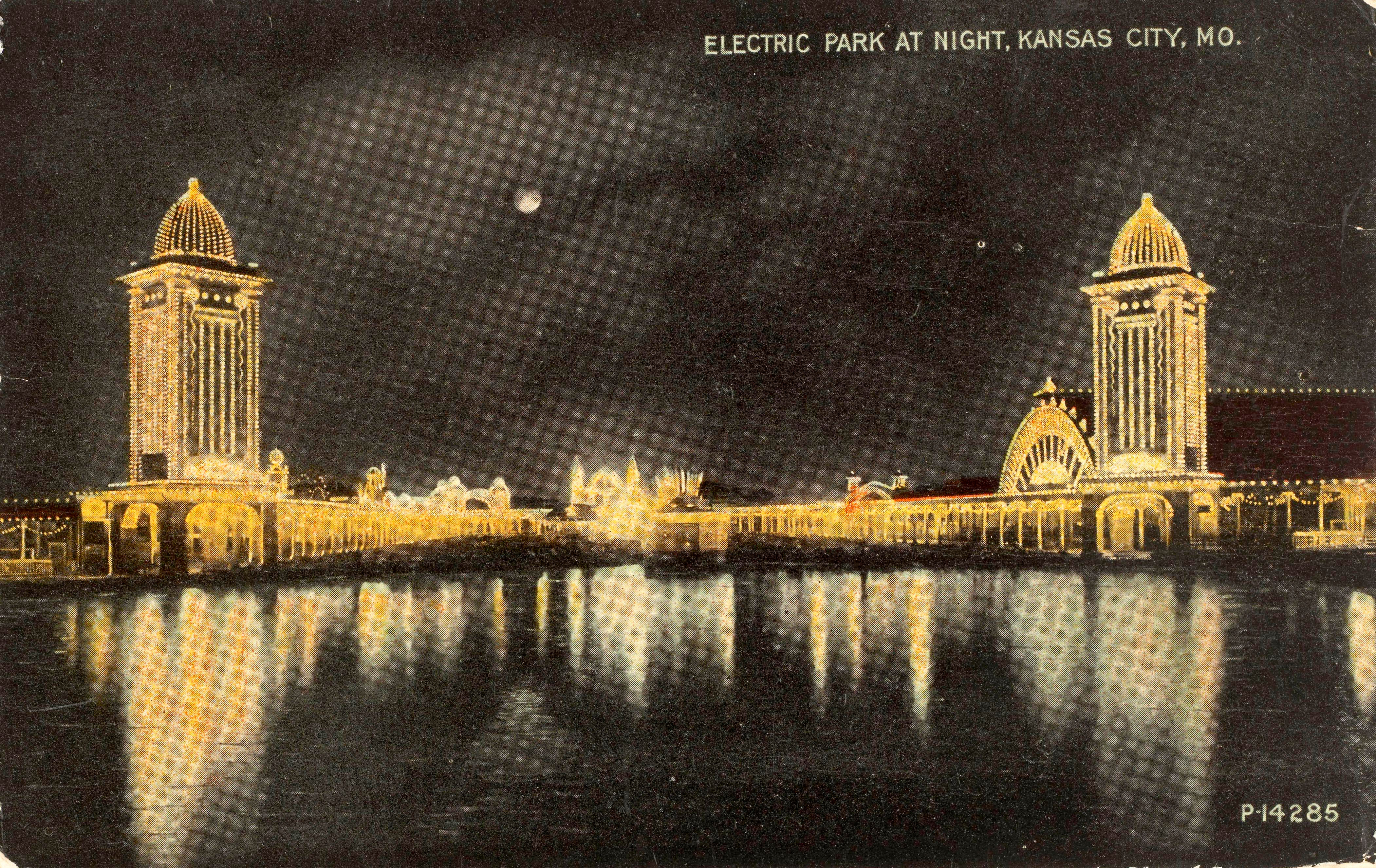 Electric Park at night.