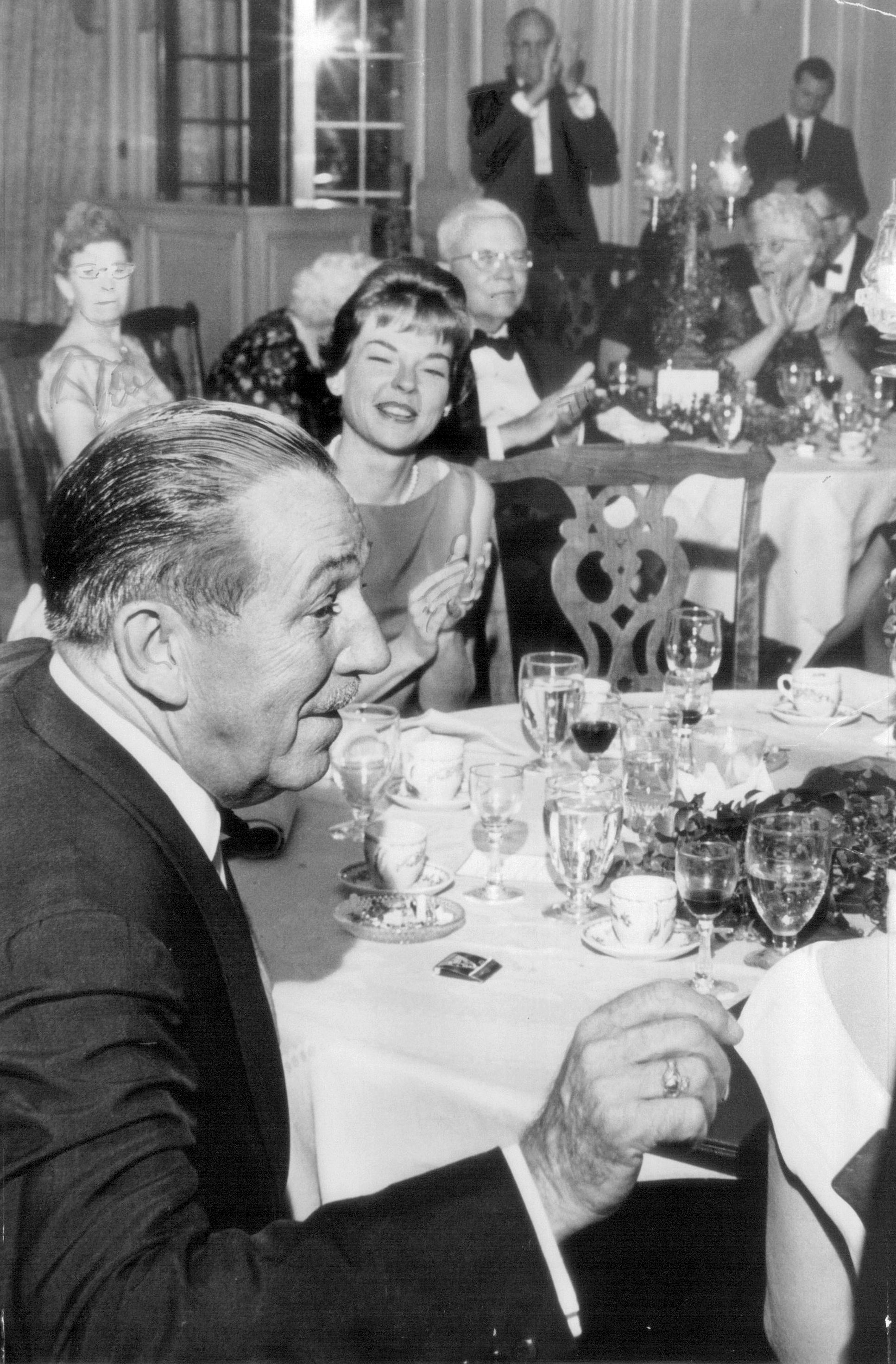 Walt Disney was named a distinguished alumnus of the Kansas City Art Institute at a ceremony held at the Kansas City Country Club in 1963. FILE/The Kansas City Star