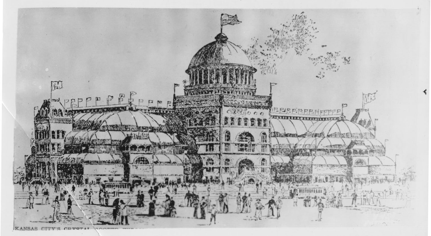 Drawing of Exposition Building