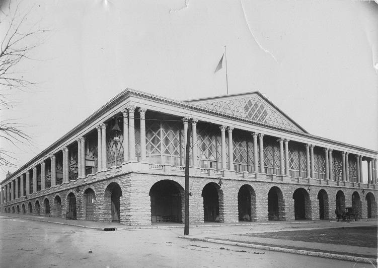 View of the first Convention Hall building.