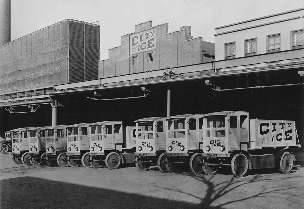 Delivery Trucks, City Ice Company