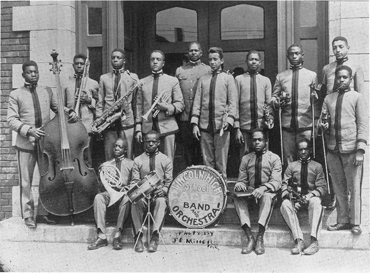 Lincoln High School Cadet Band and Orchestra, 1917