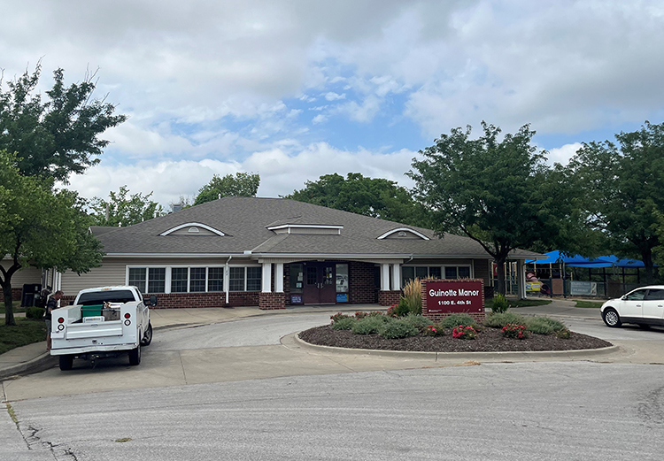 Guinotte Manor, a Kansas City Housing Authority apartment community, is located on the approximate site of Joseph Guinotte’s log house. PATRICK SALLAND