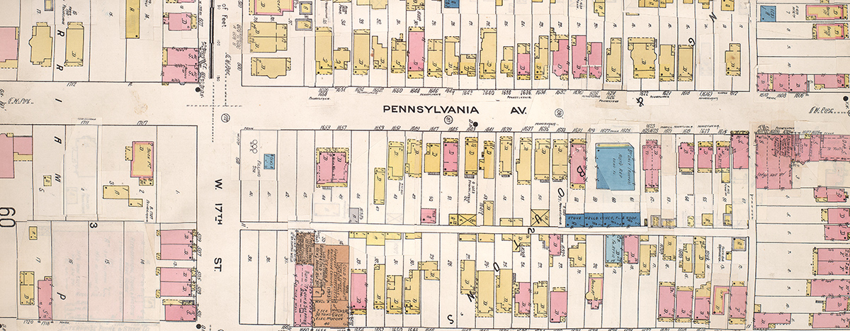 Closeup of Sanborn Map