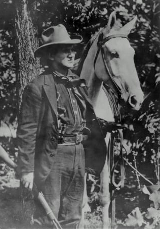 Jesse James Jr. playing his father in the movie Under the Black Flag