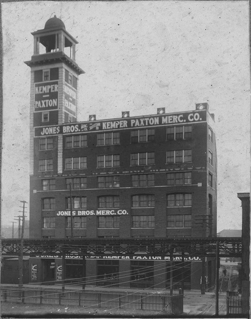 Exterior view of the Jones Bros. Mercantile, Kemper Paxton building at 1423-41 West 9th Street