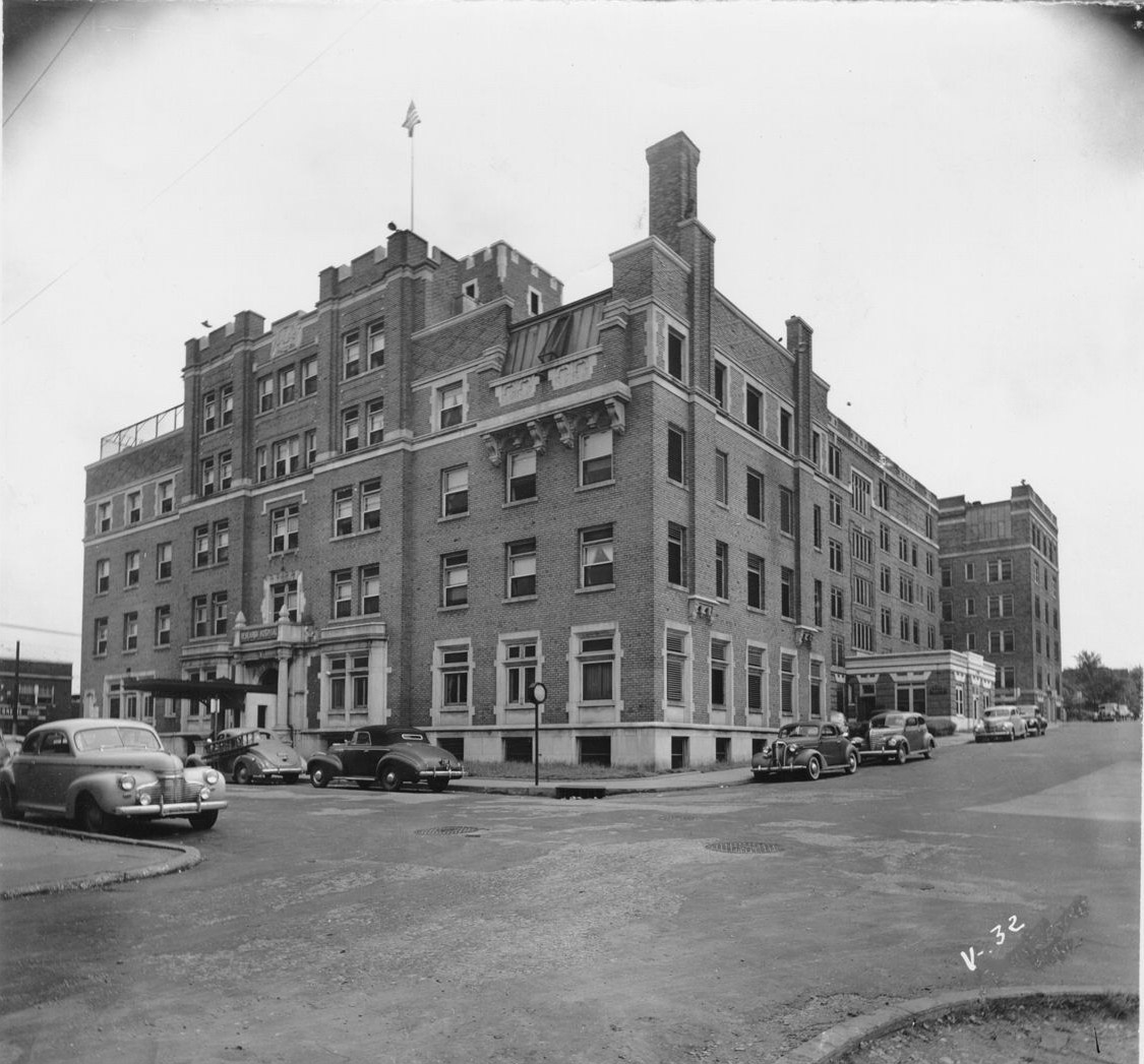 Early View of Research Hospital, 23rd and Holmes