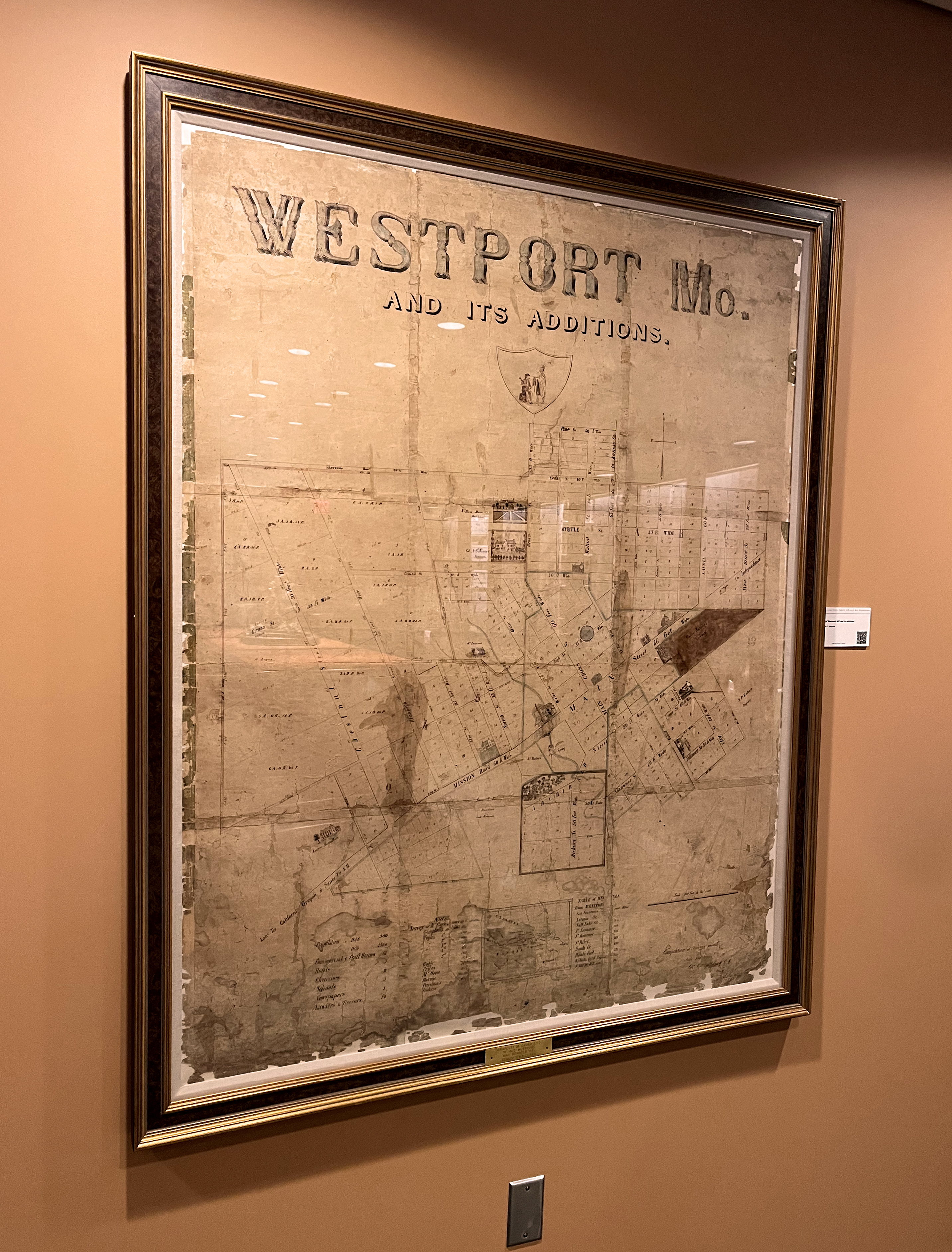 Spalding’s 1855 map of Westport.