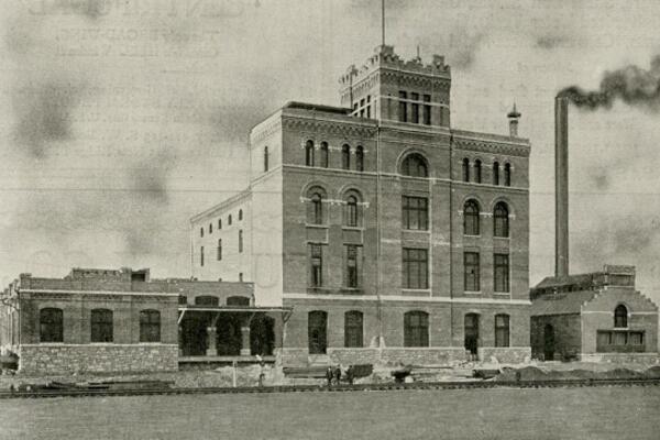 Exterior of a manufacturing plant