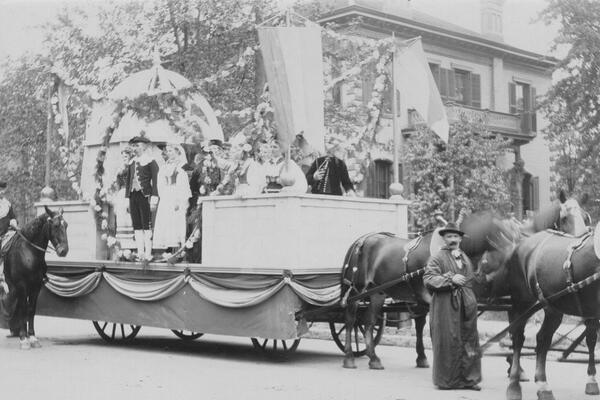 Priests of Pallas parade float