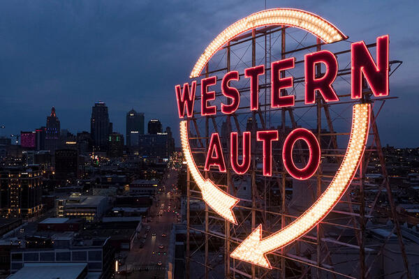 Western Auto Sign