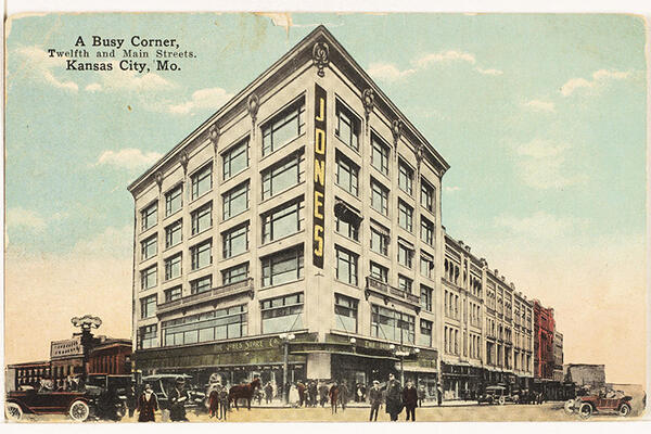 Postcard of the Jones Store Company building