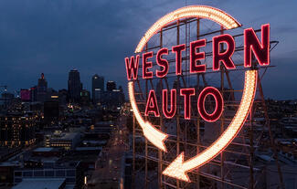 Western Auto Sign