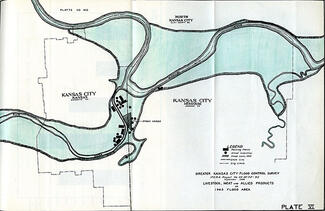 Floood map of Kansas City
