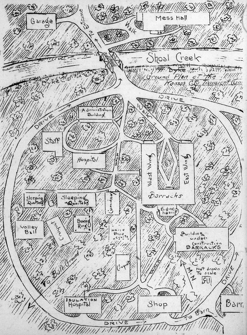 The Campgrounds in September 1934. State Historical Society of Missouri